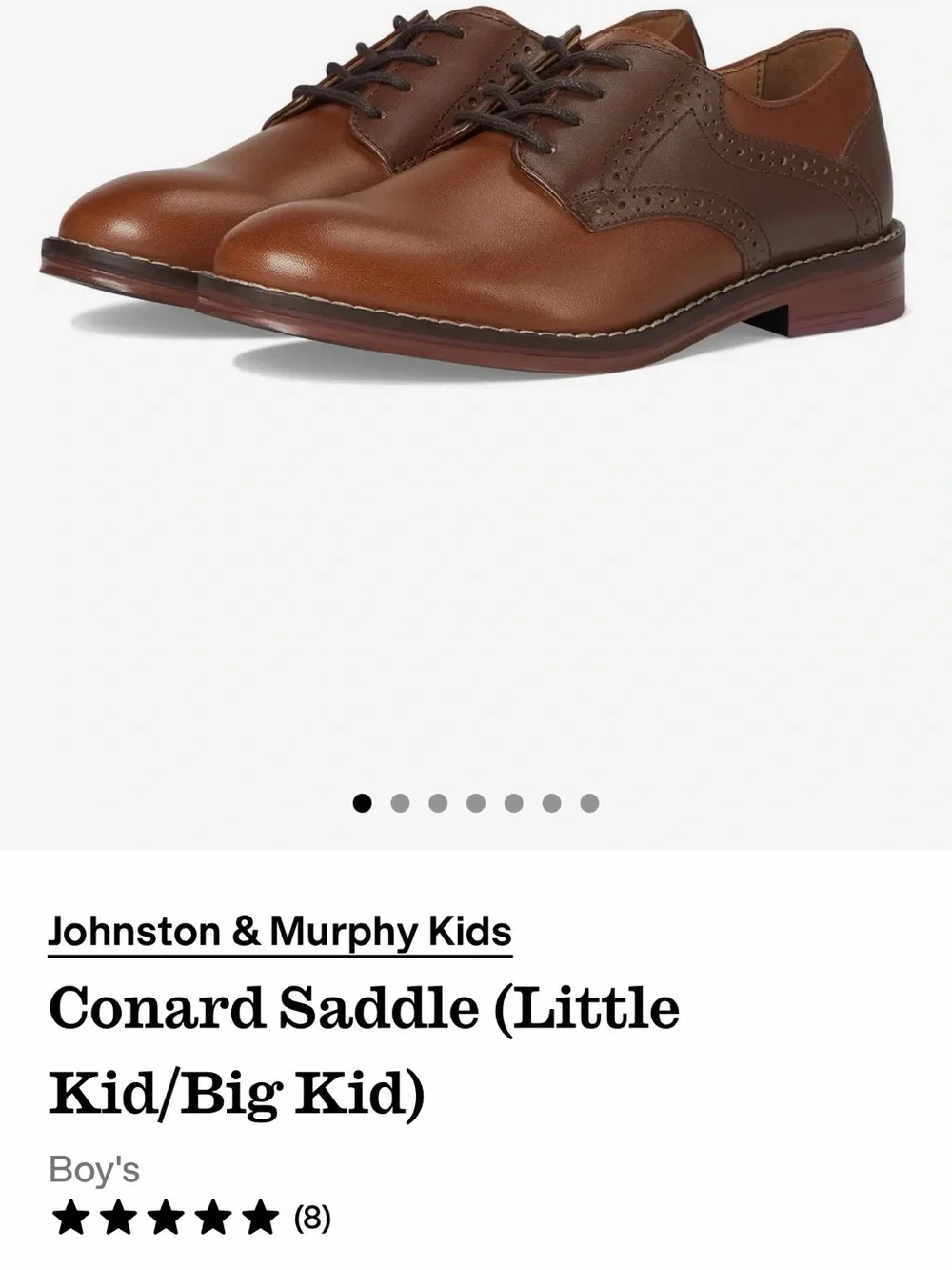 Boy’s Johnston & Murphy Saddle Dress Shoes